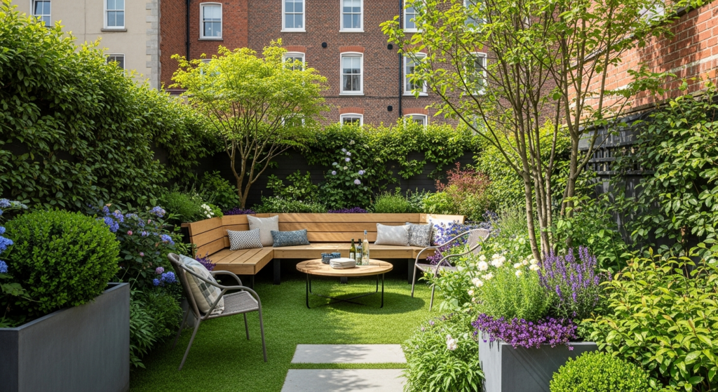 kleine tuin inrichten