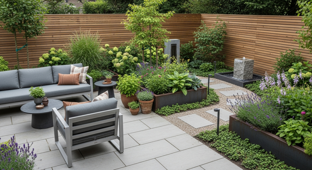 kleine tuin inrichten